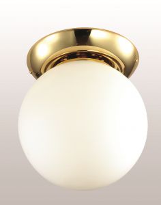 1531-1C Favourite Светильник накладной Zirkel, 1 лампа, золото, белый