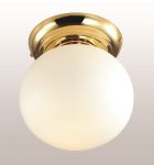 1531-1C1 Favourite Светильник потолочный Zirkel, 1 плафон, золото, белый