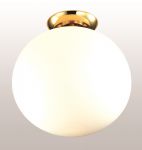 1531-1C2 Favourite Светильник потолочный Zirkel, 1 лампа, золото, белый