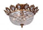 1539-4U Favourite Люстра потолочная Becken, 4 лампы, латунь, прозрачный