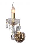 1540-1W Favourite Бра хрустальное Glanz, 1 лампа, золото с прозрачным