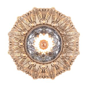 1547-1C Favourite Светильник встраиваемый Conti, 1 лампа, золото, прозрачный