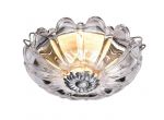 1556-1C Favourite Светильник встраиваемый Conti, 1 лампа, серебро, прозрачный