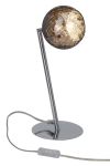 G70747/20 Brilliant Настольная лампа Jewel, 1 плафон, хром, прозрачный с коричневым