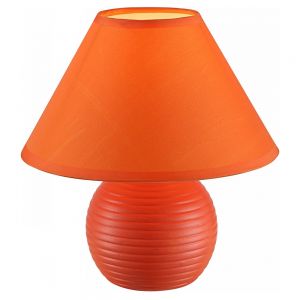 21683 Globo Настольная лампа Temple, 1 лампа, оранжевый, ткань
