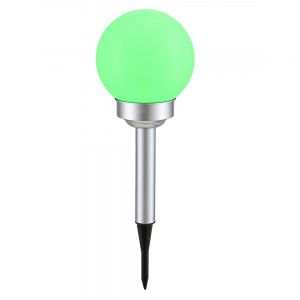 33749-2F Globo Уличный наземный светильник на солнечных элементах Solar, серый, зелёный