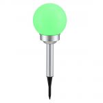 33749-2F Globo Уличный наземный светильник на солнечных элементах Solar, серый, зелёный