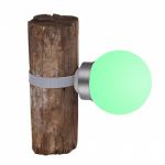 33795-15 Globo Уличный наземный светильник на солнечных элементах Solar, серый, зелёный