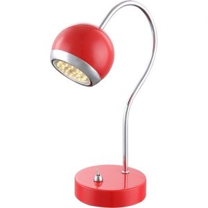 57885-1T Globo Настольная лампа Oman, 1 лампа, хром, красный