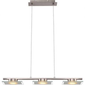 68016-3 Globo Подвесной светильник Tasha, серебристый, прозрачный 