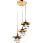 15086-3H-Globo Каскадный подвесной светильник, 3 лампы, бронза