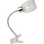 LSP-0125 Lussole Настольная лампа Lgo, 1 лампа, прозрачный, хром