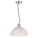 LSP-0218-Lussole Светильник подвесной LOFT, 1 лампа, хром (серый) 