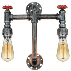 LSP-9192 Lussole Подвесной светильник, 2 лампы, черный, янтарный 
