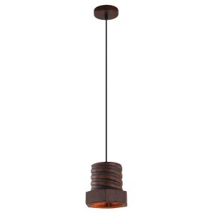 LSP-9660 Lussole Подвес, 1 лампа, коричневый с черным