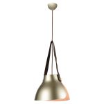 LSP-9843-Lussole Светильник подвесной LOFT, 1 лампа, серебристый матовый, белый