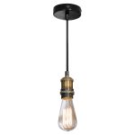 LSP-9888 Lussole Подвес, 1 лампа, черный с бронзой