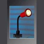 LST-4534-01 Lussole Настольная лампа на прищепке Warshawa, 1 плафон, черный, красный