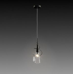 711010 LightStar Подвесной светильник Aereo White, 1 лампа, хрусталь , стекло