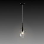 711010 LightStar Подвесной светильник Aereo White, 1 лампа, хрусталь, стекло