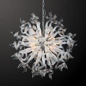 890180 LightStar Люстра подвесная Osgona Medusa, 18 ламп, белый, прозрачный