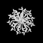 890656 LightStar Светильник Бра Osgona Medusa, 5 ламп, хром с белым