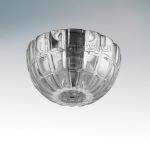004180 Lightstar Светильник встраиваемый Botto, 1 лампа, круглый, хром, прозрачный