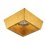 041022MR-16 Lightstar Светильник встраиваемый квадратный Extra, 1 лампа, золото