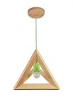 MOD110-01-GN Maytoni Подвес Pyramide, 1 лампа, коричневый, зеленый, хром