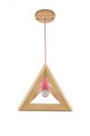 MOD110-01-PK Maytoni Подвес Pyramide, 1 лампа, коричневый, розовый, хром