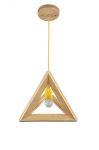 MOD110-01-YE Maytoni Подвес Pyramide, 1 лампа, коричневый, желтый, хром 
