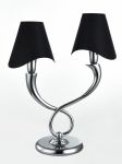 MOD206-22-N Maytoni Настольная лампа Boscage, 2 лампы, никель, черный