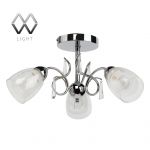 356012103 MW-Light Люстра потолочная Нежность, 3 лампы, хром, стекло 