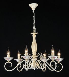 ARM333-06-W Maytoni Люстра подвесная Elegant, 6 ламп, белое золото