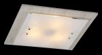 CL813-03-W Maytoni Светильник настенно-потолочный Geometry, 3 лампы, прованс с хромом, белый с прозрачным