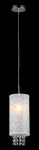 F010-11-N Maytoni Подвес хрустальный Fusion, 1 лампа, никель, белый, прозрачный