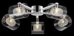 MOD504-05-N Maytoni Люстра потолочная хрустальная Modern, 5 ламп, хром, прозрачный