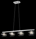MOD504-44-N Maytoni Люстра подвесная хрустальная Modern, 4 лампы, хром, прозрачный