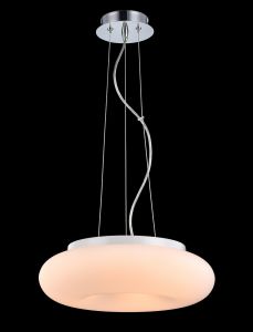 MOD705-03-W Maytoni Люстра подвесная Aura, 3 лампы, белый с хромом