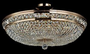 P700-PT60-G Maytoni Люстра подвесная хрустальная Diamant, 12 ламп, золото