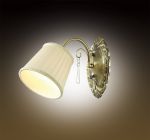 2925/1W Odeon Light Бра Atesa, 1 лампа, бронза, бежевый, прозрачный
