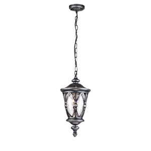 S103-44-41-B Maytoni Подвесной уличный светильник Augusta, 1 лампа, черный, серебро