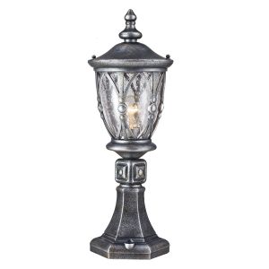 S103-59-31-B Maytoni Наземный уличный светильник Augusta, 1 лампа, черный, серебро