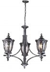 S103-67-42-B Maytoni Подвесной уличный светильник Augusta, 3 лампы, прозрачный, черный, серебро