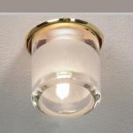 LSC-6090-01 Lussole Встраиваемый светильник из серии Vittorito, золото, 1 плафон   