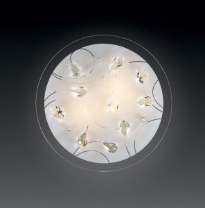 1233 Sonex Светильник настенно-потолочный Vesa, 1 лампа, белый