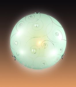 147-Sonex Светильник настенно-потолочный Kapri, 1 лампа, хром, белый, прозрачный