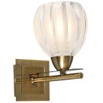 281-501-01 Velante Бра Korman, 1 лампа, бронзовый, прозрачный