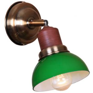 320-581-01 Velante Бра из серии Silver, 1 лампа, античная бронза, зеленый 