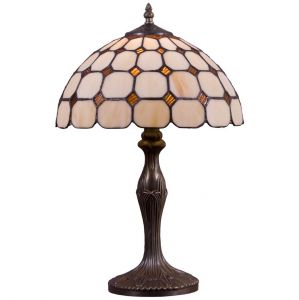 812-804-01 SVETRESURS Настольная лампа ручной работы в стиле Tiffany, серия Irina 